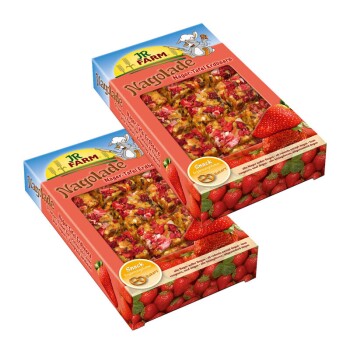 JR Farm Nagolade Nager-Tafel Erdbeere 2x125 g