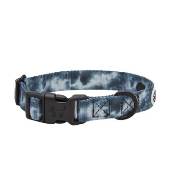 Barkalot Hundehalsband Recyceltes Polyester schwarz/ bunt L