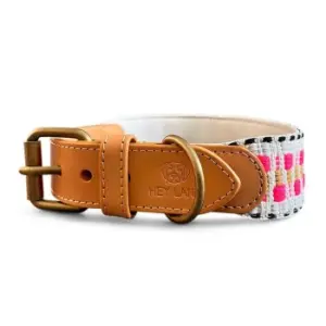 Hey Lana Premium Halsband Gepolstert creme/ pink S