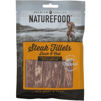 NATUREFOOD Steak Filet 3x100g Ente