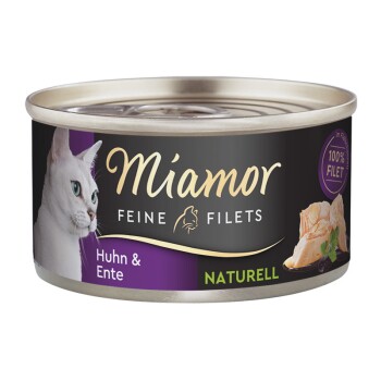 Miamor Feine Filets Naturelle Huhn und Ente 24x80 g