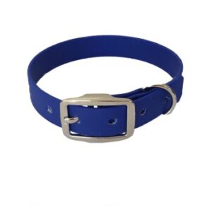 bio-leine 21-30cm HU Biothane Halsband dunkelblau 24 cm, 33 cm