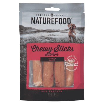 NATUREFOOD Chewy Sticks 3x100g Lachs