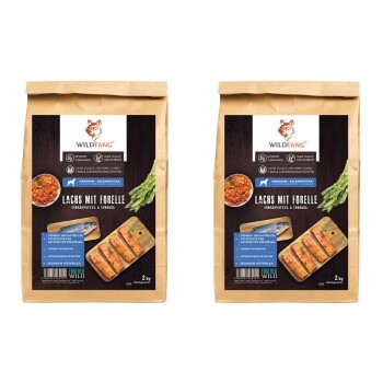 Wildfang ® Maxi Adult Trockenfutter mit Lachs und Forelle 2x6 kg