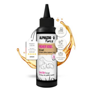 ALPHAZOO Magen-Darm Liquid Früher Vogel 100 ml I Hund & Katze