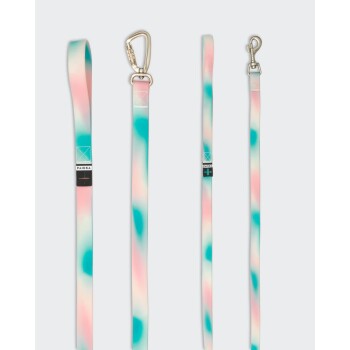 Paikka Glow Leine  Ombré blau/ türkis/ weiß/ rosa 2,5 cm