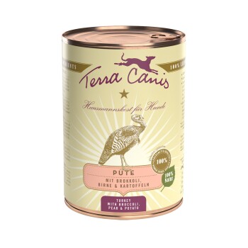 Terra Canis Classic Adult 6x400g Pute mit Brokkoli, Birne und Kartoffel