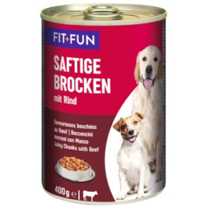 FIT+FUN Saftige Brocken Rind 24x400 g
