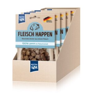 NutriQM Fleisch Happen Lamm 5x 100g