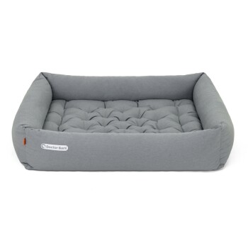 Doctor Bark Hundebett hellgrau M