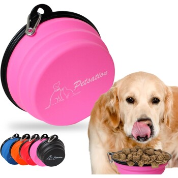 Petsation Faltbarer Reisenapf Pink 1.500 cm³