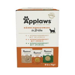 Applaws Nassfutter Katze Adult Multipack Huhn Variation 12x70 g