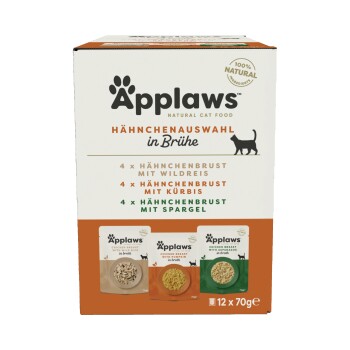 Applaws Nassfutter Katze Adult Multipack Huhn Variation 12x70 g