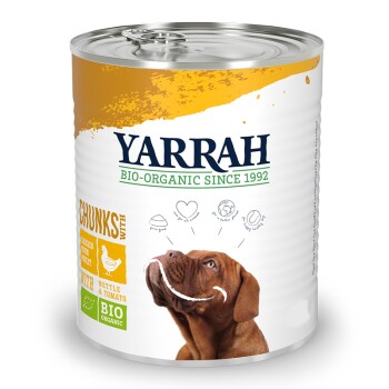 Yarrah Bio Nassfutter Adult 12x405 g Huhn
