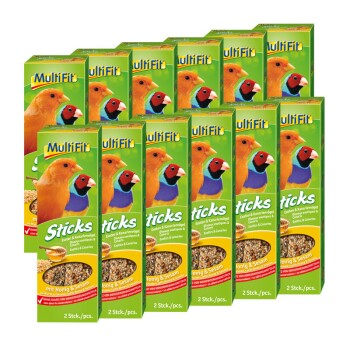 MultiFit Kanarien Sticks 12x2er